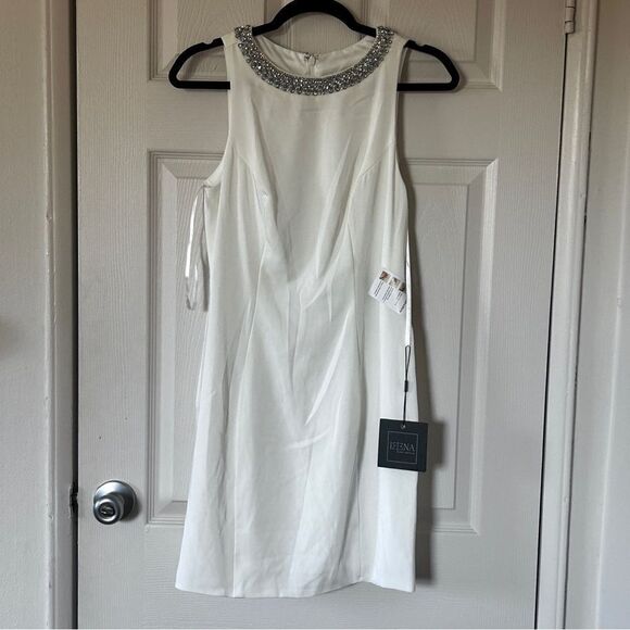 BEJEWELED BODYCON MINI DRESS - Picture 4 of 6